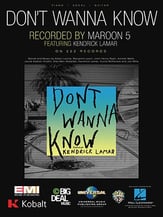 Don't Wanna Know piano sheet music cover